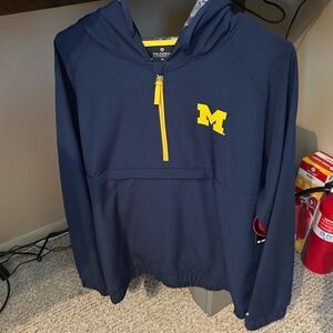 Colosseum Navy Jacket with Yellow Trim
